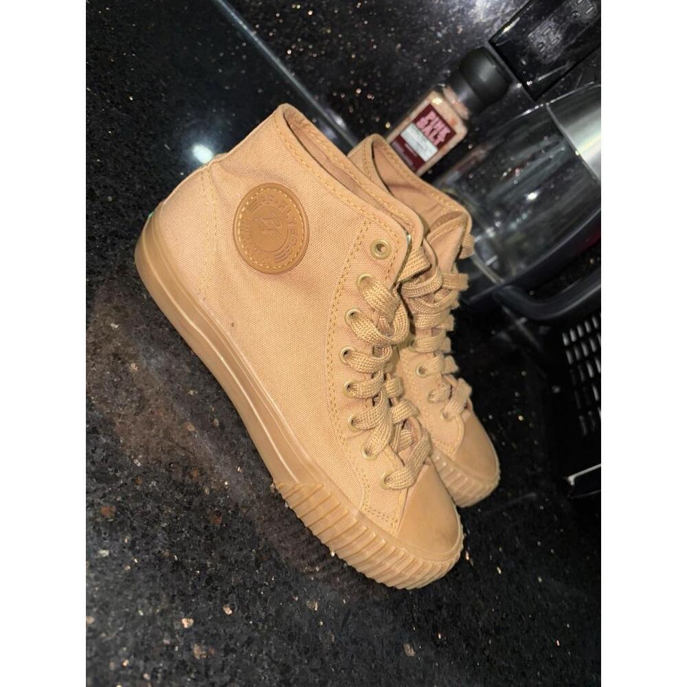 PF Flyers Shoes Center Reissue Hi Brown Sneakers Womens 7.5 men’s 6